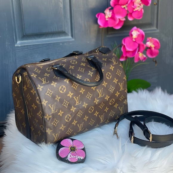 Louis Vuitton Handbags - LOUIS VUITTON Speedy 30 Custom Bandoulire
